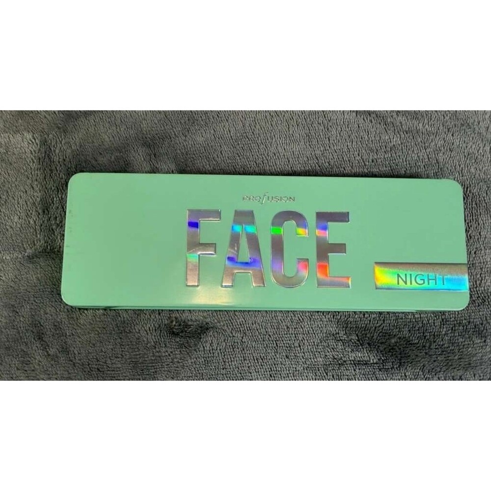 Profusion Face Night Pro Makeup Case Palette Eyeshadow Bronzer Highlighter NEW.